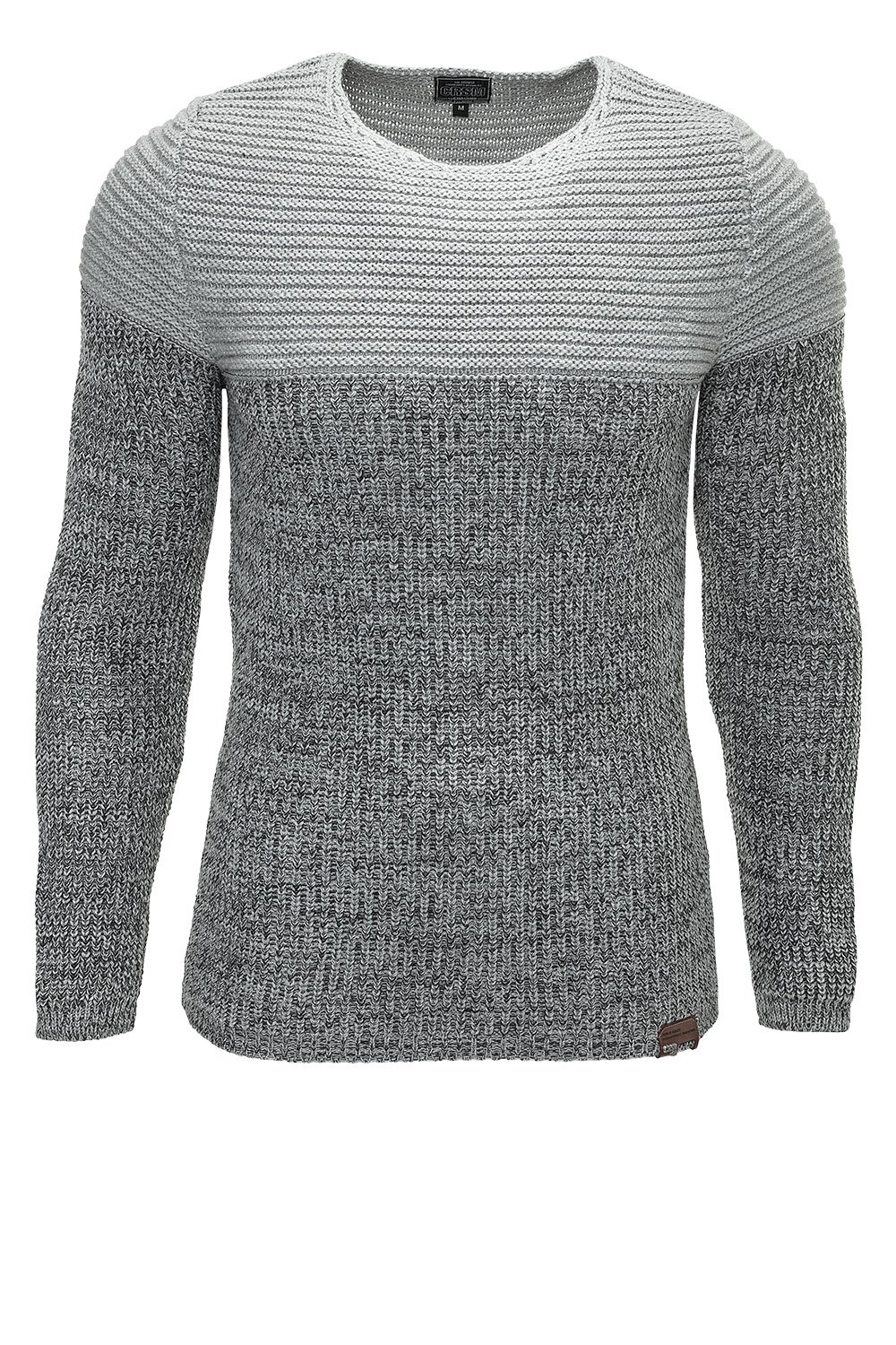 Pulover Tricotat Barbati Carisma Gri-Antracit 7288