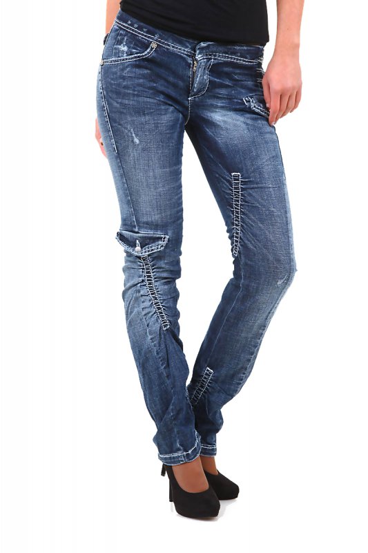 Blugi Bray Steve Alan Jeans 19M4530 Dark Blue 