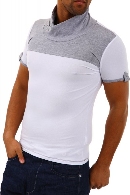 Tricou barbati Carisma Alb 4043