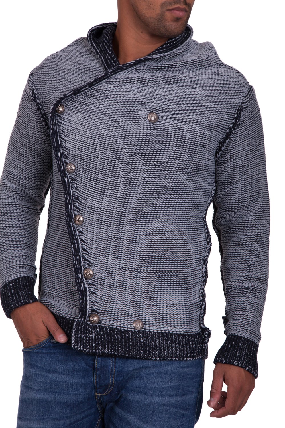 Jacheta-Pulover Barbati Carisma Bleumarin 7110