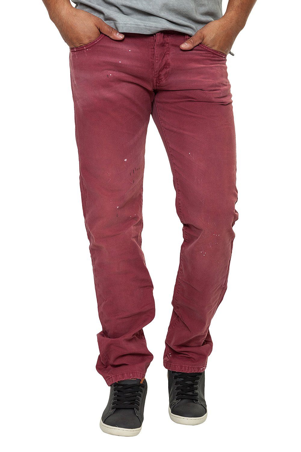 Blugi Barbati Pearly King Rosii Jagger Aged Twill