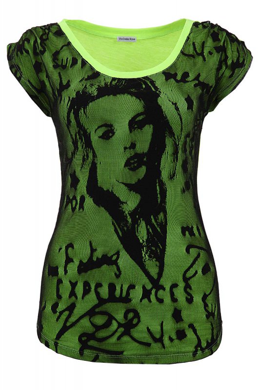 Tricou dama Via Delle Rose Galben VS13-052