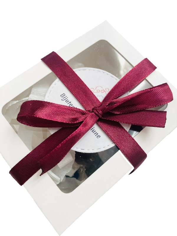 Cercei Handmade din Piele Naturala Roz Ballerina – Cercei — fotografia 4