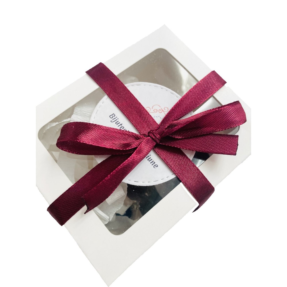 Cercei Handmade din Piele Naturala Burgundy Cleopatra – Cercei Cercei Handmade din Piele Naturala Burgundy Cleopatra – Cercei