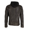 Geaca de Piele Barbati Gipsy Negru Antic GMRyan LVW - readytowear.ro