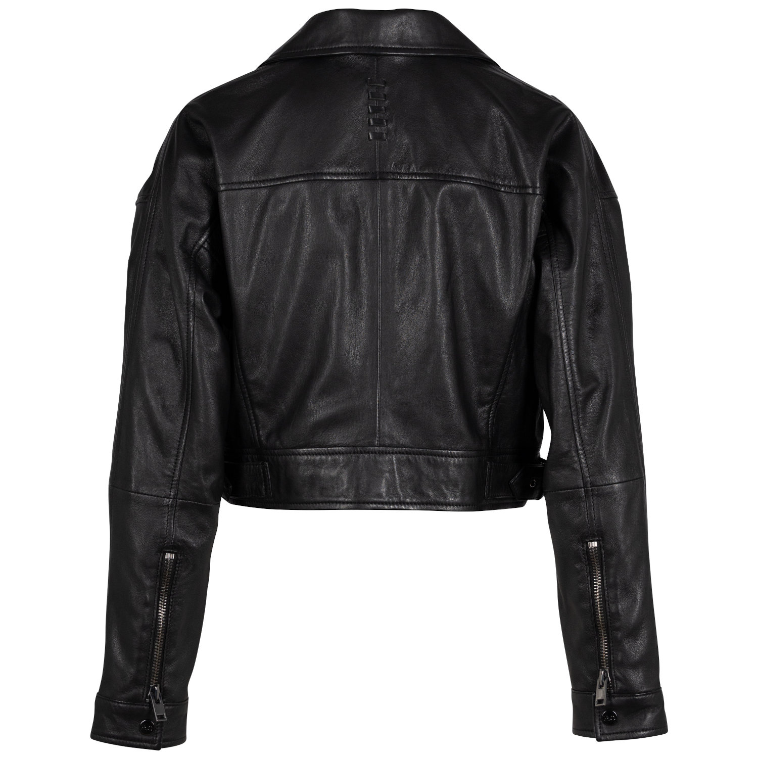 Geaca Scurta de Piele Dama 2.0 by Mauritius Neagra 2MWMayla – Geci de Piele