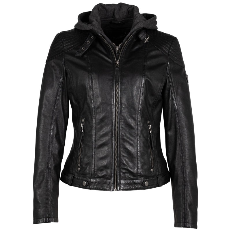 Geaca de Piele Dama Mauritius Neagra Cacey – Black Friday Geaca de Piele Dama Mauritius Neagra Cacey – Black Friday