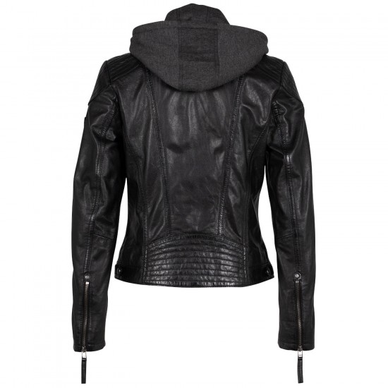 Geaca de Piele Dama Mauritius Neagra Cacey Geaca de Piele Dama Mauritius Neagra Cacey