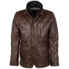 Geaca de Piele Barbati Deercraft Maro Inchis DMBartley – Geci de Piele