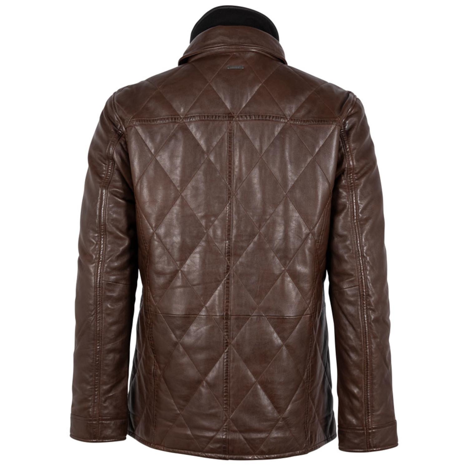 Geaca de Piele Barbati Deercraft Maro Inchis DMBartley – Geci de Piele