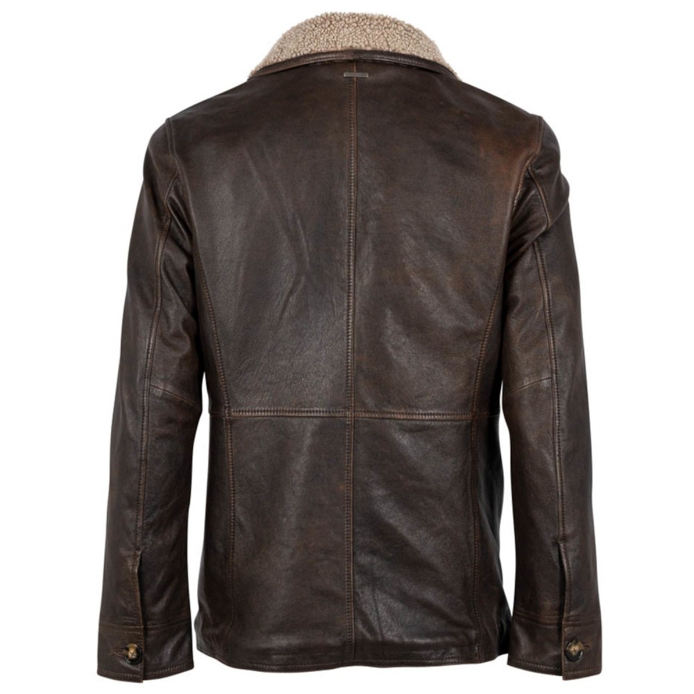 Geaca de Piele Barbati Deercraft Castanie DMBrew Geaca de Piele Barbati Deercraft Castanie DMBrew - readytowear.ro