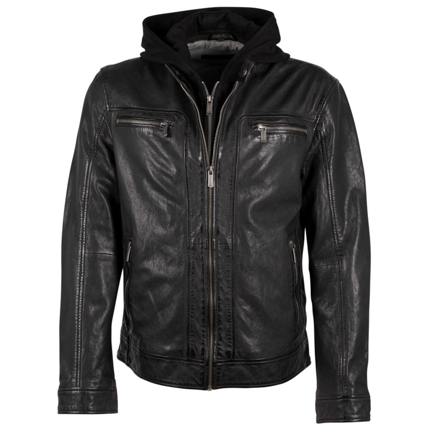 Geaca de Piele Barbati Deercraft Neagra DMBrindley – Black Friday Geaca de Piele Barbati Deercraft Neagra DMBrindley – Black Friday