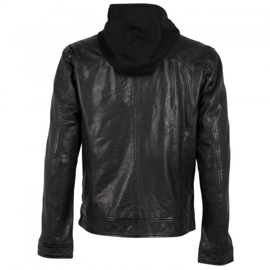 Geaca de Piele Barbati Deercraft Neagra DMBrindley