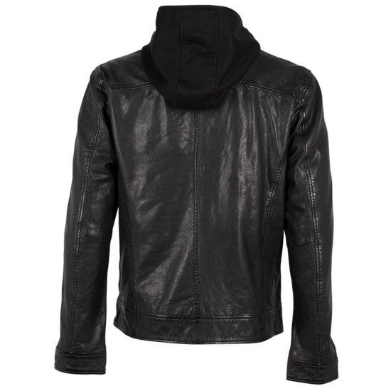 Geaca de Piele Barbati Deercraft Neagra DMBrindley Geaca de Piele Barbati Deercraft Neagra DMBrindley