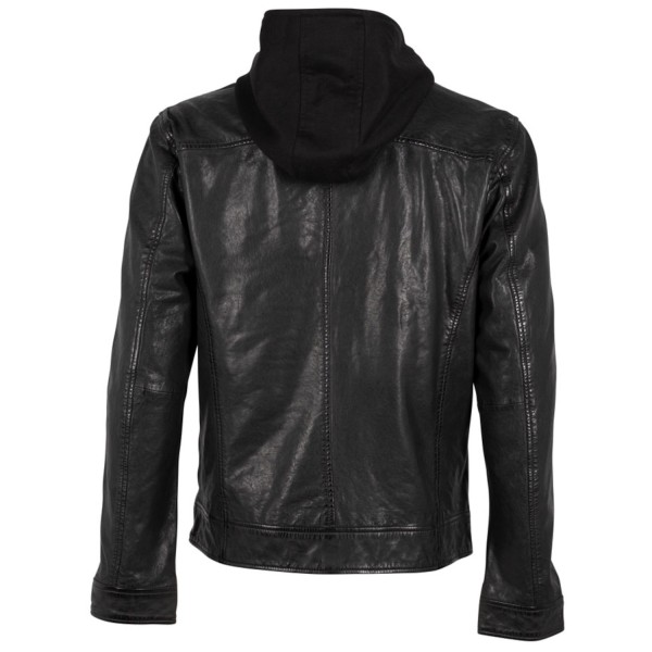 Geaca de Piele Barbati Deercraft Neagra DMBrindley