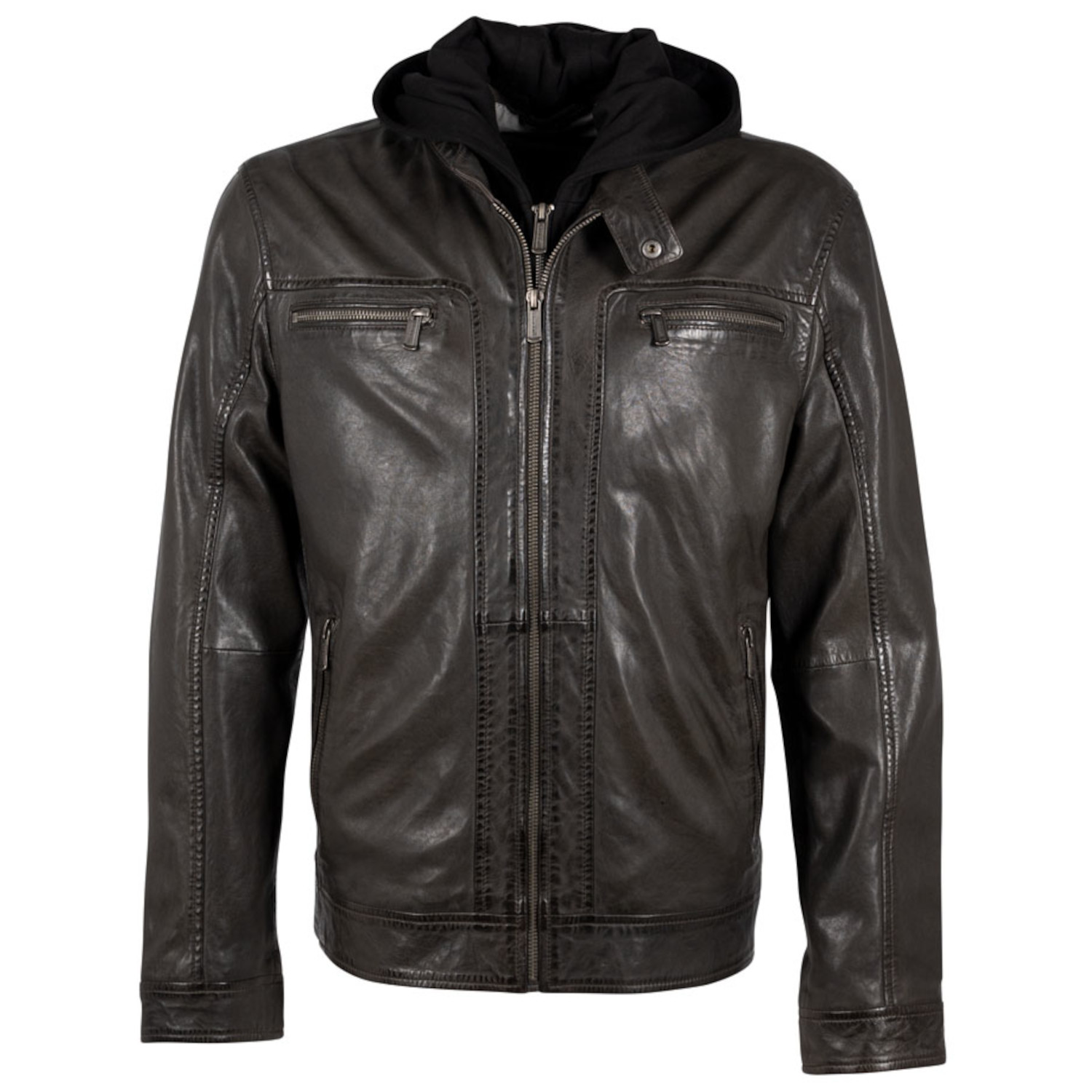 Geaca de Piele Barbati Deercraft Olive DMBrindley – Geci de Piele