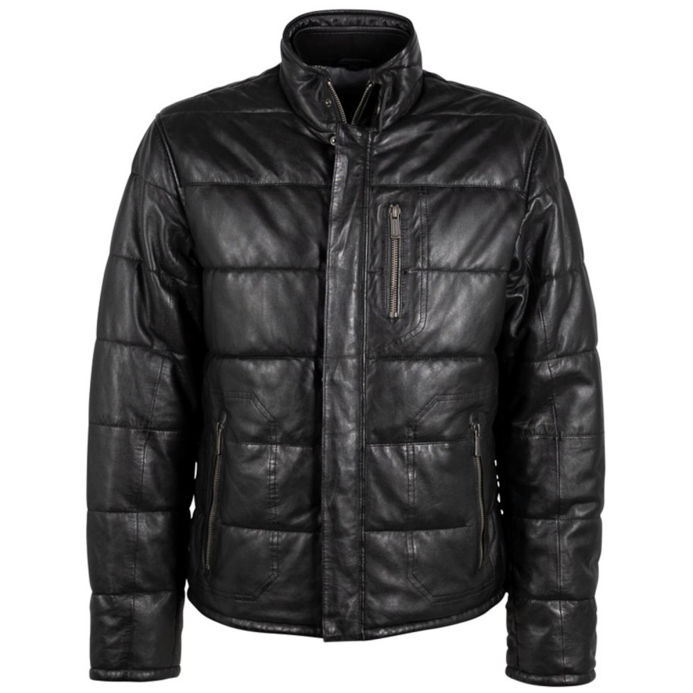 Geaca de Piele Barbati Deercraft Neagra DMChetwin Geaca de Piele Barbati Deercraft Neagra DMChetwin - readytowear.ro