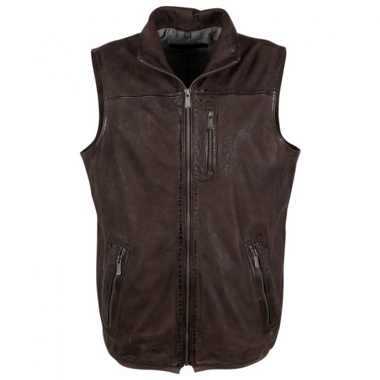 Vesta de Piele Barbati Deercraft Maro Inchis DMCork Vesta de Piele Barbati Deercraft Maro Inchis DMCork