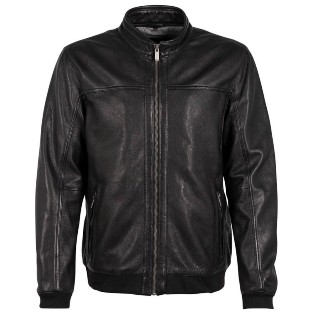 Geaca de Piele Barbati Deercraft Neagra DMMatei