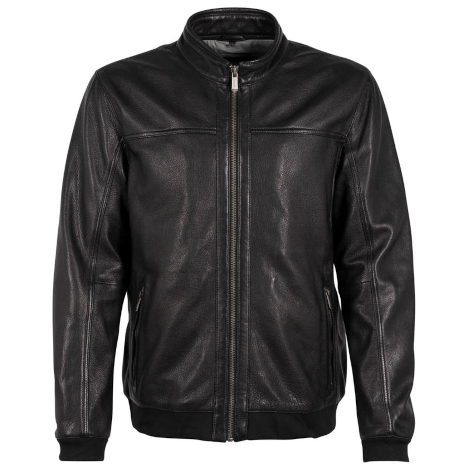 Geaca de Piele Barbati Deercraft Neagra DMMatei – Black Friday