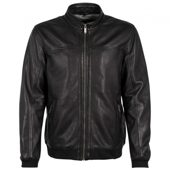 Geaca de Piele Barbati Deercraft Neagra DMMatei