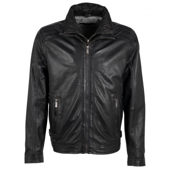 Geaca de Piele Barbati Deercraft Bleumarin DMTheros