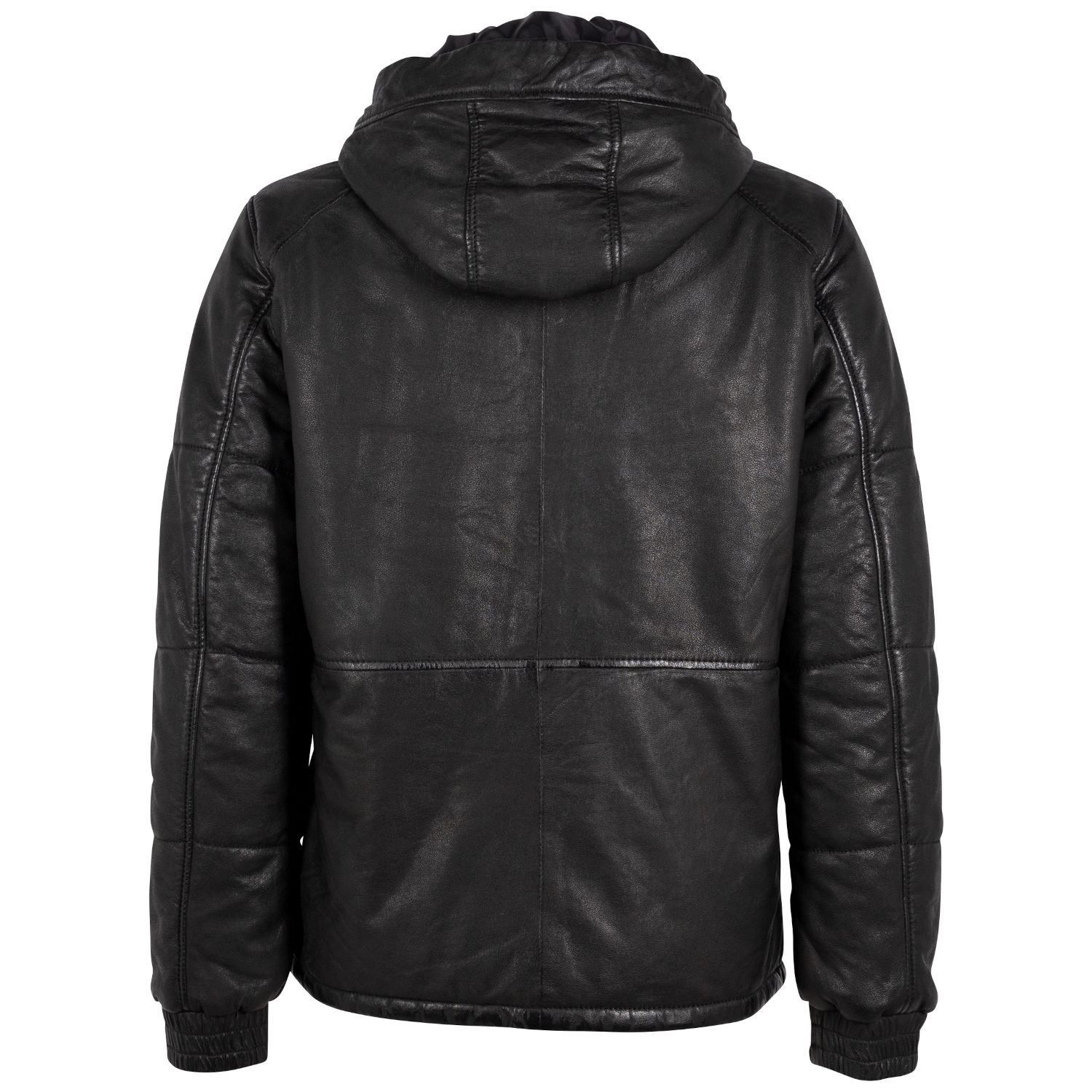 Geaca de Iarna din Piele Barbati 2.0 by Mauritius Neagra G2MAbito – Black Friday