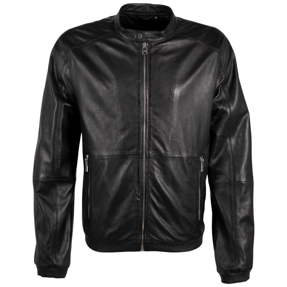 Geaca de Piele Barbati 2.0 by Mauritius Neagra G2MArik Geaca de Piele Barbati 2.0 by Mauritius Neagra G2MArik - readytowear.ro