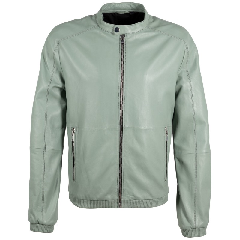 Geaca de Piele Barbati 2.0 by Mauritius Verde Deschis G2MArik – Geci de Piele Geaca de Piele Barbati 2.0 by Mauritius Verde Deschis G2MArik – Geci de Piele