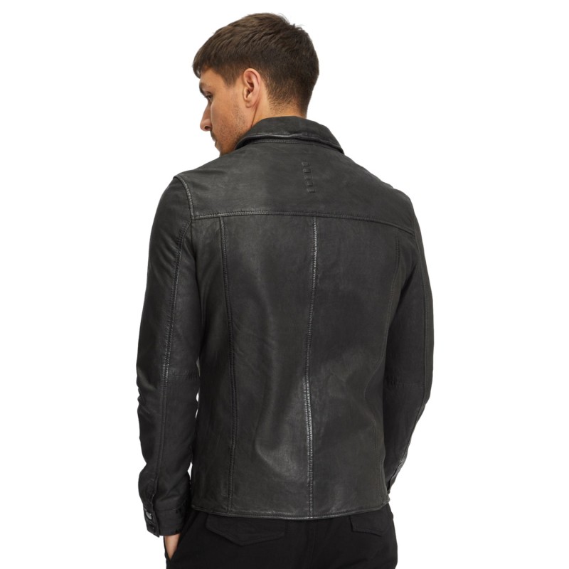 Camasa de Piele Barbati 2.0 by Mauritius Neagra G2MBeith – Camasi din Piele Camasa de Piele Barbati 2.0 by Mauritius Neagra G2MBeith – Camasi din Piele