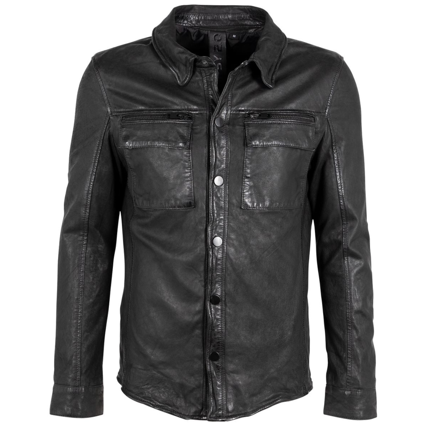 Camasa de Piele Barbati 2.0 by Mauritius Neagra G2MBeith – Black Friday