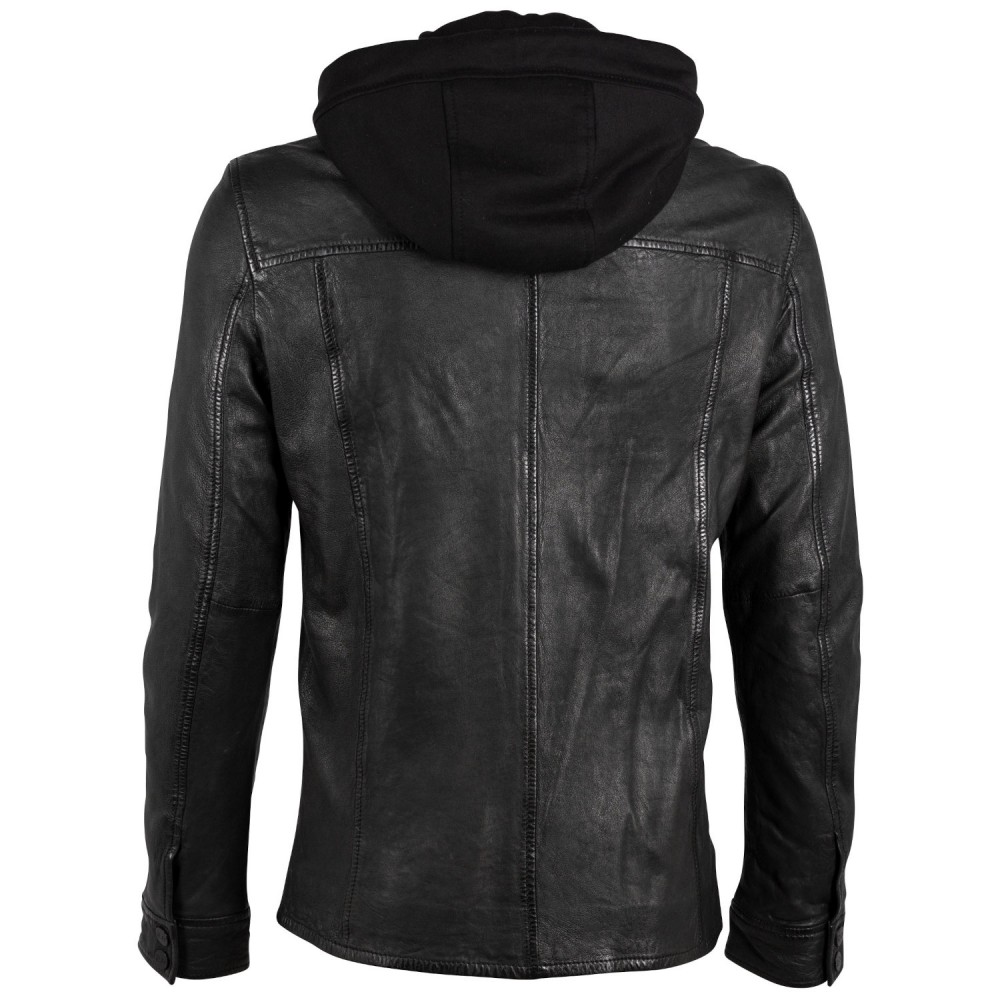 Camasa de Piele Barbati 2.0 by Mauritius Neagra G2MGuren Camasa de Piele Barbati 2.0 by Mauritius Neagra G2MGuren - readytowear.ro