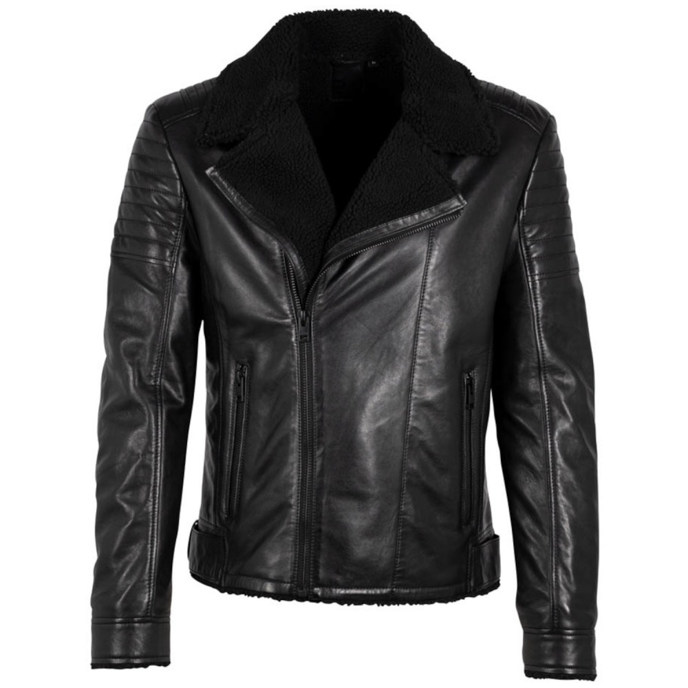 Geaca de Iarna Imblanita din Piele Barbati 2.0 by Mauritius Neagra G2MIdor – Black Friday Geaca de Iarna Imblanita din Piele Barbati 2.0 by Mauritius Neagra G2MIdor – Black Friday