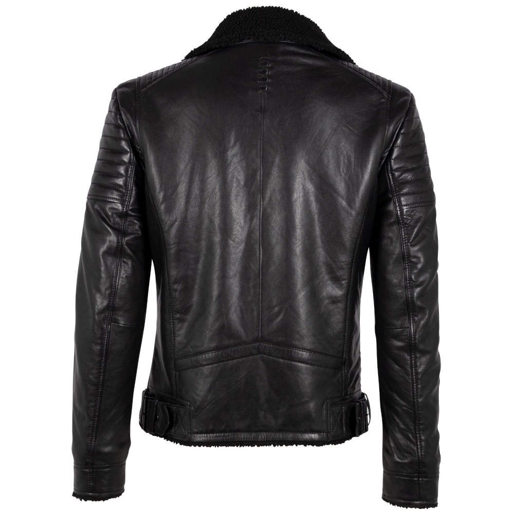 Geaca de Iarna Imblanita din Piele Barbati 2.0 by Mauritius Neagra G2MIdor – Black Friday Geaca de Iarna Imblanita din Piele Barbati 2.0 by Mauritius Neagra G2MIdor – Black Friday