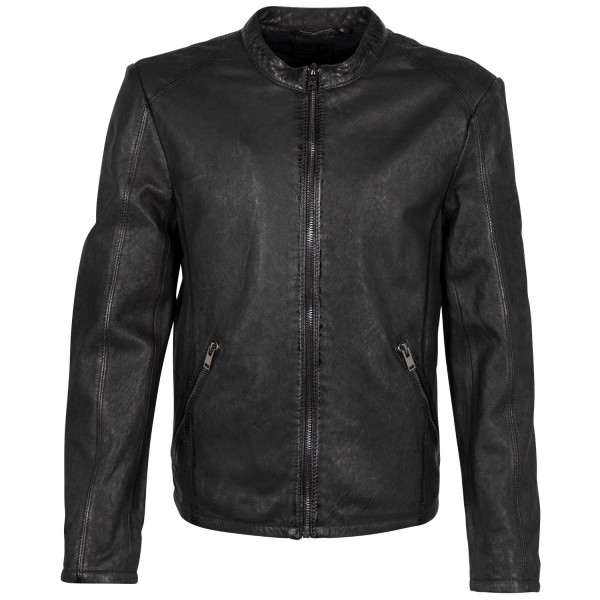 Geaca de Piele Barbati 2.0 by Mauritius Neagra G2MIke