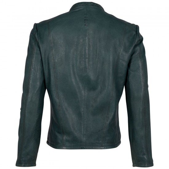 Geaca de Piele Barbati 2.0 by Mauritius Verde Inchis G2MIke
