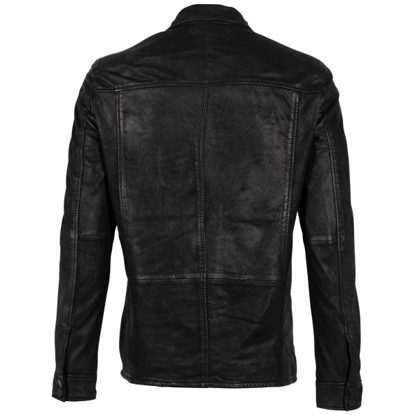 Camasa de Piele Barbati 2.0 by Mauritius Neagra G2MImon – Black Friday — fotografia 4