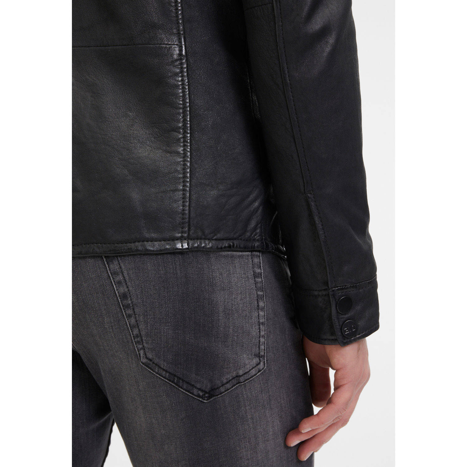 Camasa de Piele Barbati 2.0 by Mauritius Neagra G2MImon – Black Friday