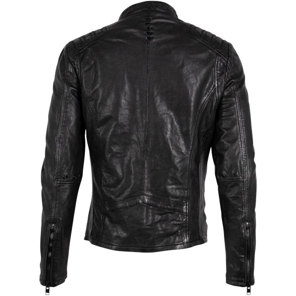 Geaca de Piele Barbati 2.0 by Mauritius Neagra G2MMagnu – Black Friday — fotografia 4