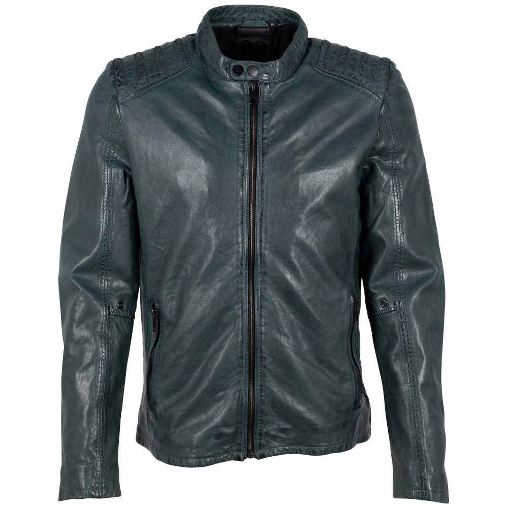 Geaca de Piele Barbati 2.0 by Mauritius Verde Inchis G2MMagnu Geaca de Piele Barbati 2.0 by Mauritius Verde Inchis G2MMagnu - readytowear.ro