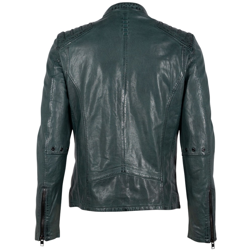 Geaca de Piele Barbati 2.0 by Mauritius Verde Inchis G2MMagnu Geaca de Piele Barbati 2.0 by Mauritius Verde Inchis G2MMagnu - readytowear.ro