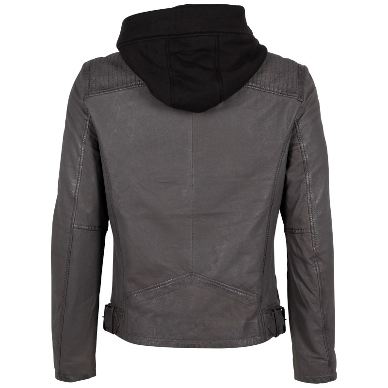 Geaca de Piele Barbati 2.0 by Mauritius Gri G2MNeiko – Geci de Piele