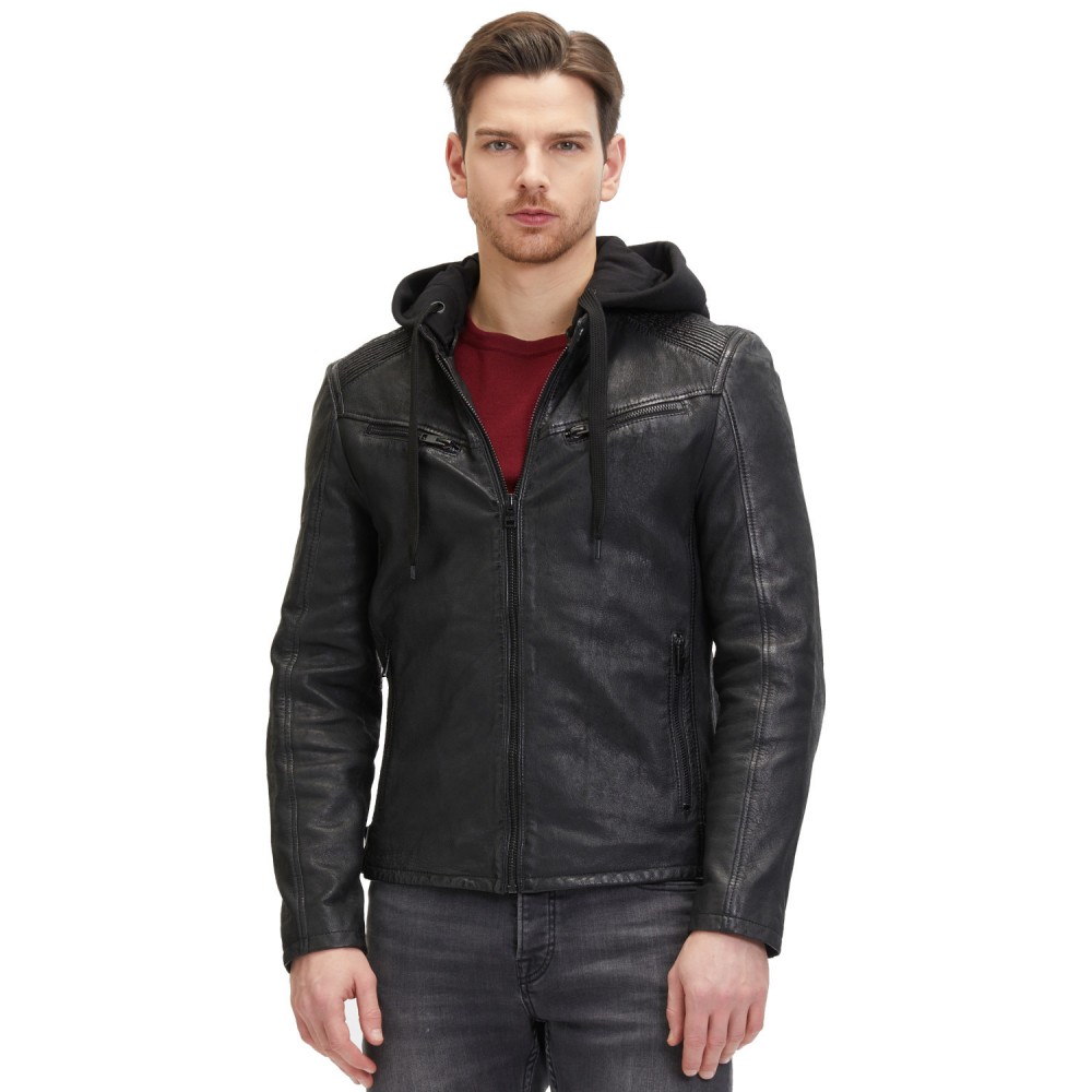 Geaca de Piele Barbati 2.0 by Mauritius Neagra G2MNeiko Geaca de Piele Barbati 2.0 by Mauritius Neagra G2MNeiko - readytowear.ro