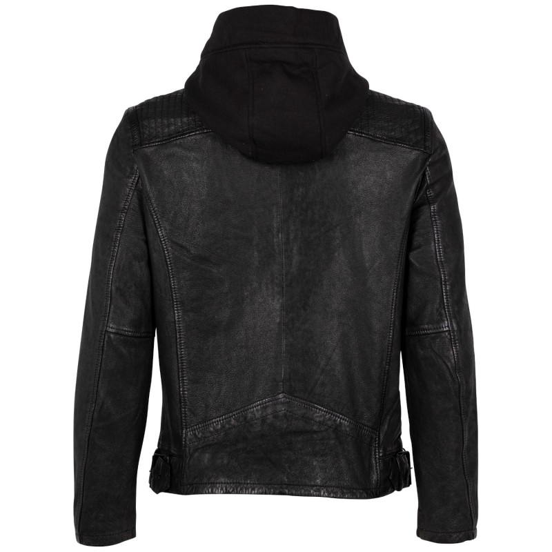 Geaca de Piele Barbati 2.0 by Mauritius Neagra G2MNeiko – Geci de Piele