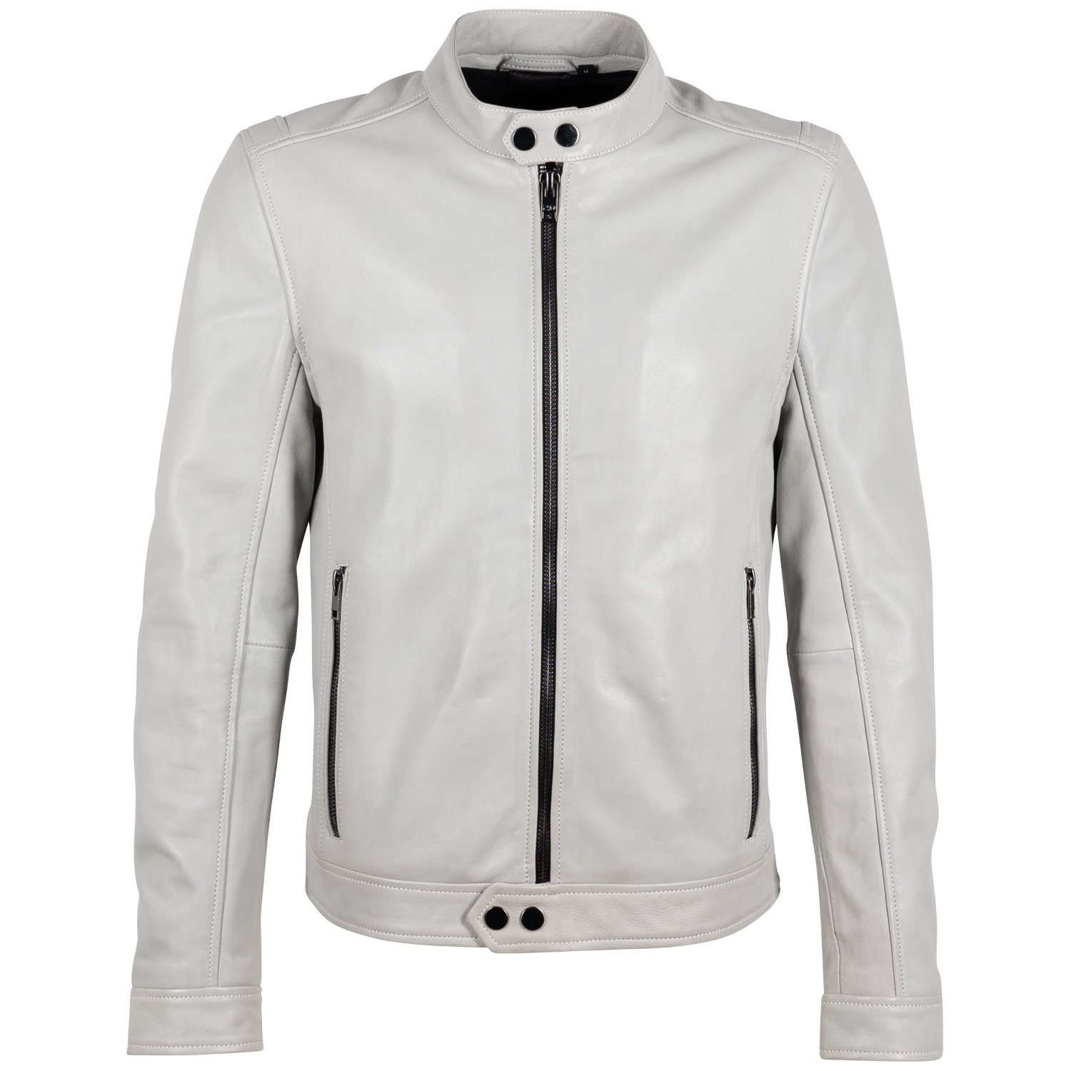 Geaca de Piele Barbati 2.0 by Mauritius Gri Deschis G2MOccer – Geci de Piele