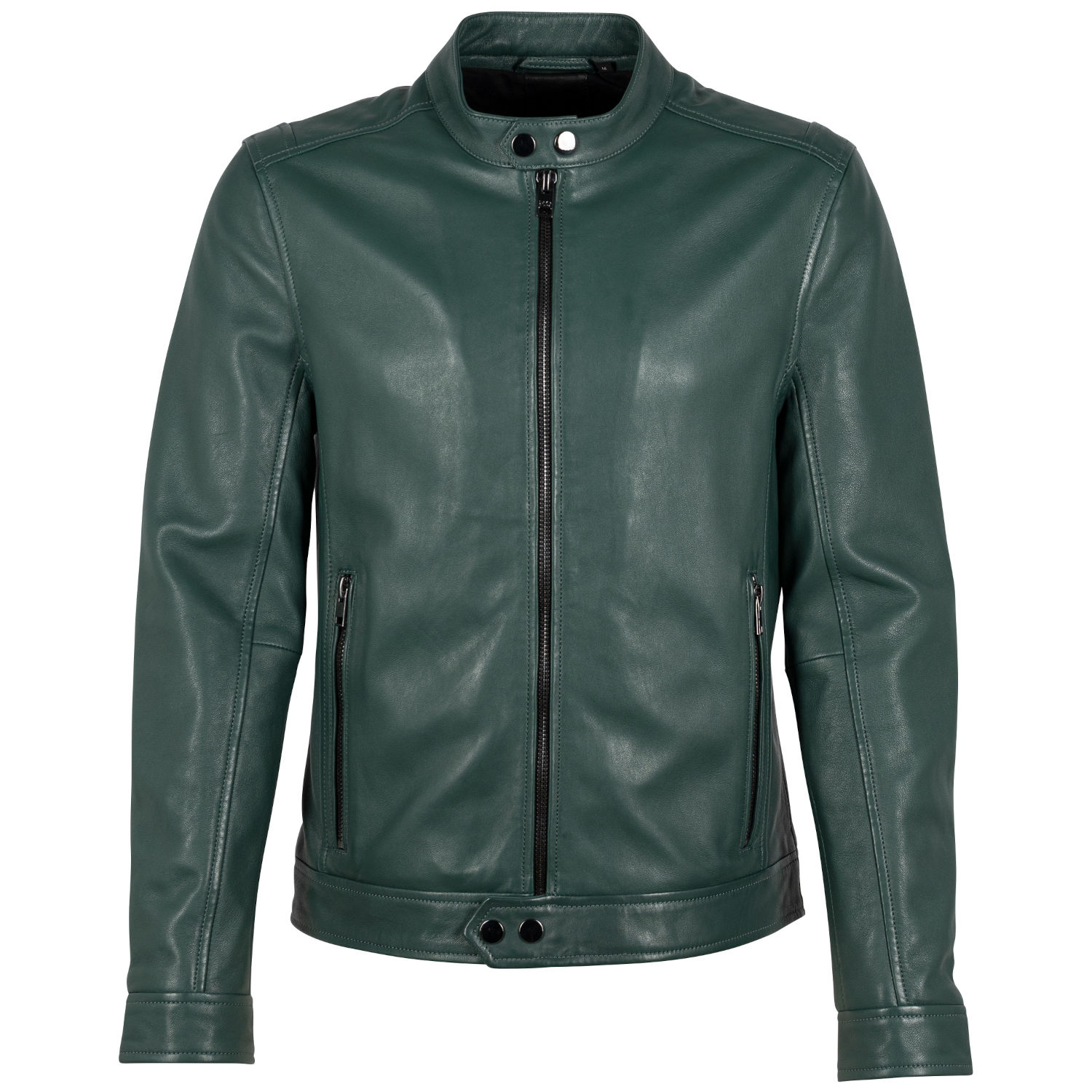 Geaca de Piele Barbati 2.0 by Mauritius Verde Inchis G2MOccer – Geci de Piele