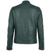 Geaca de Piele Barbati 2.0 by Mauritius Verde Inchis G2MOccer - readytowear.ro