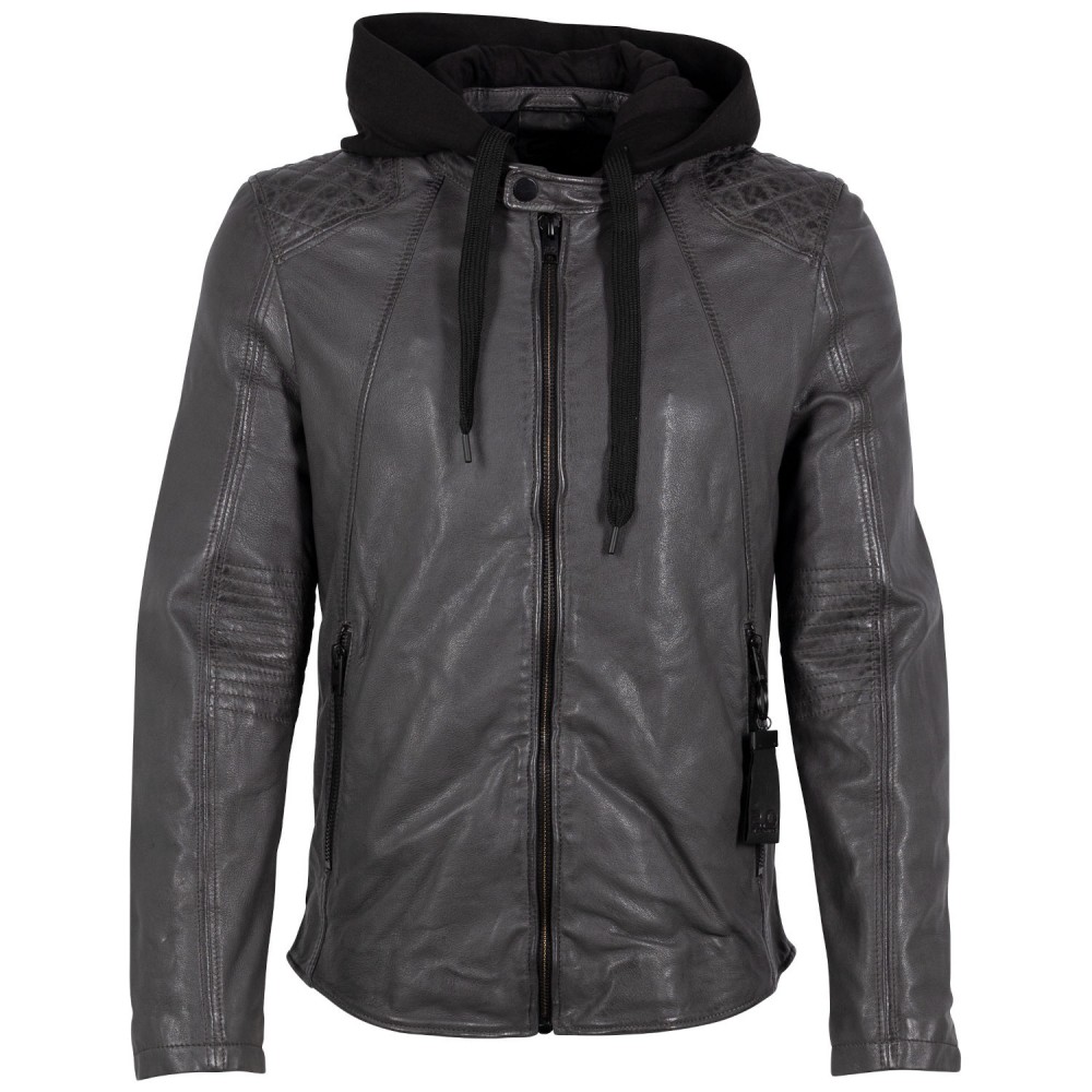Geaca de Piele Barbati 2.0 by Mauritius Gri G2MRaj Geaca de Piele Barbati 2.0 by Mauritius Gri G2MRaj - readytowear.ro