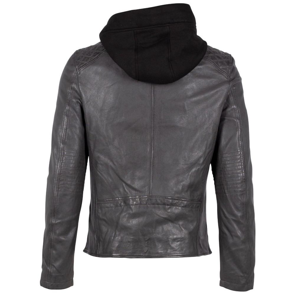 Geaca de Piele Barbati 2.0 by Mauritius Gri G2MRaj Geaca de Piele Barbati 2.0 by Mauritius Gri G2MRaj - readytowear.ro