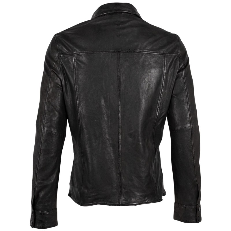 Camasa de Piele Barbati 2.0 by Mauritius Neagra G2MRavil – Camasi din Piele